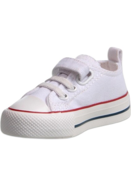 M.P One Mp One Ecoflex Kids Bebek Velcro Beyaz Sneaker