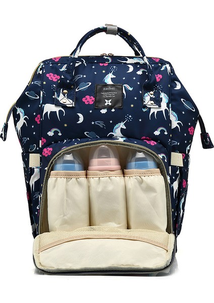 Fuding Seçimi Anne Sırt Çantası Anne ve Bebek Çantası Dışarı Çıkarken Bebek Bezi ve Bebek Malzemelerini Taşımak Için Anne Çantası (Yurt Dışından)