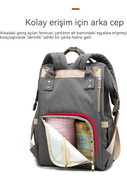 Bebek Malzemeleri Için Fuding Seçimi Anne Büyük Kapasiteli Sırt Çantası Anne Çantası (Yurt Dışından) modelleri