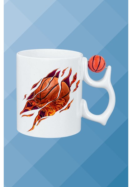 Basketboll Toplu Basket Sever Kupa Bardak Çay Kahve Fincanı-6