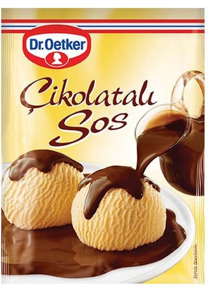 Dr. Oetker Dr, Oetker Çikolatalı Sos 128 gr x 24 Adet