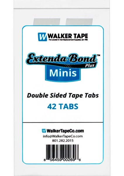 Extenda Bond Plus Mini's Protez Saç Bandı Delikli "c" (1.80 cm x 3.80 cm) 42 Adet