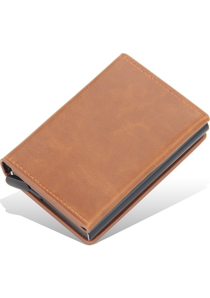 Erkek Anti-Manyetik Alüminyum Kasa Kartlık Avrupa ve Amerika Kartlık Manyetik Tokalı Kartlık (Yurt Dışından)