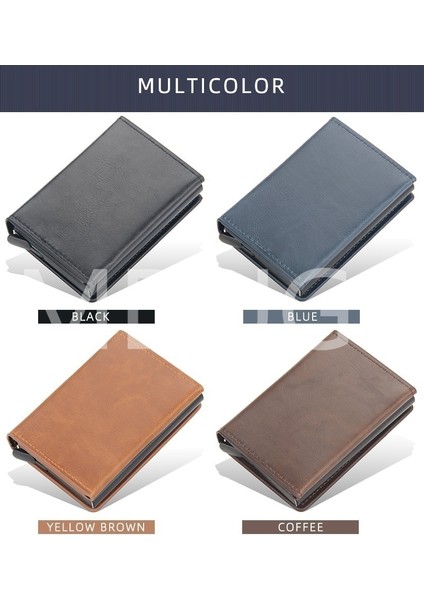 Erkek Anti-Manyetik Alüminyum Kasa Kartlık Avrupa ve Amerika Kartlık Manyetik Tokalı Kartlık (Yurt Dışından) fiyatları