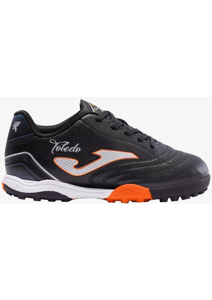 Toledo Jr 2401 Negro Turf Çocuk Siyah Krampon (Halı Saha) TOJS2401TF
