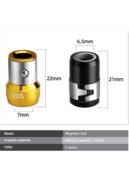 Sarı Tarzı Wosaı Evrensel Manyetik Halka Alaşım Manyetik Halka Tornavida Uçları Güçlü Magnetizer Matkap Ucu Toplu Kafa Manyetik Halka (Yurt Dışından) modelleri