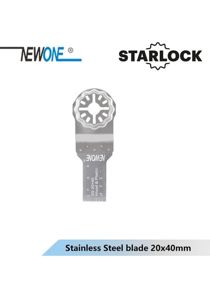 Ss 20X40MM Tarzı Newone Starlock Paslanmaz Steeldiamond Testere Bıçakları Elektrikli Güç Salınımlı Aletler Çok Amaçlı Renovator Giyotin Bıçaklarına Uygundur (Yurt Dışından)