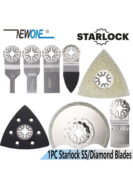 Ss 10X40MM Tarzı Newone Starlock Paslanmaz Steeldiamond Testere Bıçakları Elektrikli Güç Salınımlı Aletler Çok Amaçlı Renovator Giyotin Bıçaklarına Uygundur (Yurt Dışından)