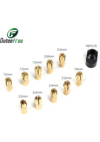 Lot Mini Matkap Pirinç Pens Chuck Dremel Döner Alet Için Pirinç ve Dremel Aksesuar Seti Için Somun (Yurt Dışından) fırsatları