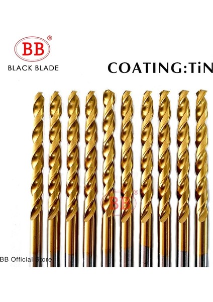 Hss-Co Extin Stili 3,2 mm Bb Kobalt Büküm Matkap Ucu M35 Ex Hssco Hsse Metal Alüminyum Bakır Paslanmaz Çelik Ahşap Delik Aracı Titaniu Seti (Yurt Dışından)