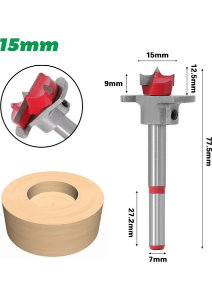 30MM Tarzı 1 Adet Çapı Ayarlanabilir Karbür Matkap Uçları Menteşe Delik Açıcı Sıkıcı Bit Uçlu Delme Aracı Ağaç Işleme Kesici (Yurt Dışından)