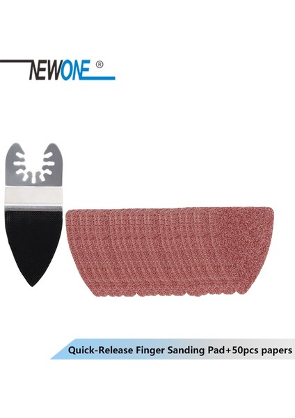 Kit2 Tarzı Newone Hızlı Bırakma Salınımlı Alet Zımpara Kağıdı + Parmak Zımpara Pedi Çok Işlevli Alet Için Uyar Fein Dewalt Rockwell (Yurt Dışından)