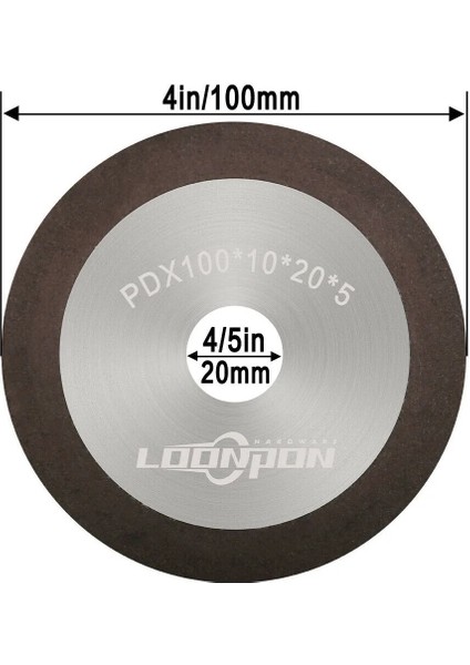 240 Grit Stili SIYAH100X20X8X5MM Elmas Taşlama Tekerleği Kesme Diski Reçine Bond Öğütücü Tungsten Çelik Freze Kesici Bileyici mm 1 Adet # (Yurt Dışından)