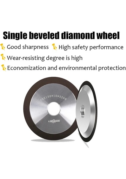 240 Grit Stili SIYAH100X20X8X5MM Elmas Taşlama Tekerleği Kesme Diski Reçine Bond Öğütücü Tungsten Çelik Freze Kesici Bileyici mm 1 Adet # (Yurt Dışından) fırsatları