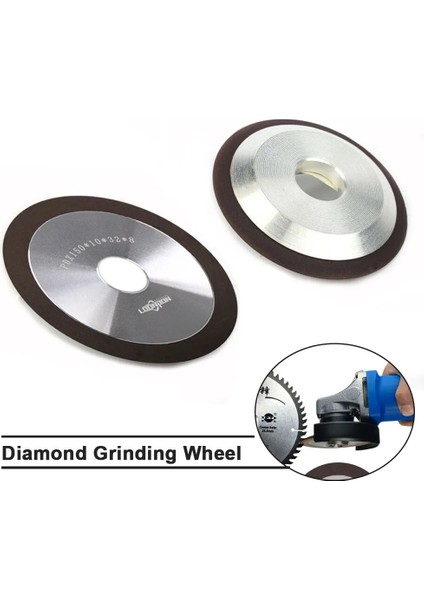 320 Kum Stili SIYAH100X20X8X5MM Elmas Taşlama Tekerleği Kesme Diski Reçine Bond Öğütücü Tungsten Çelik Freze Kesici Bileyici mm 1 Adet # (Yurt Dışından)