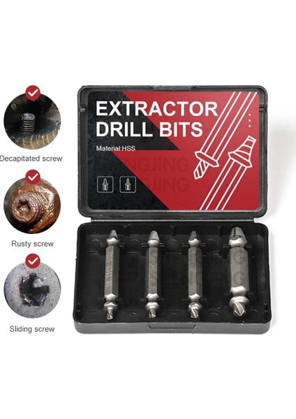 Gri 5 Adet Tarzı Sj Kırık Vida Çıkarıcı Matkap Ucu Seti Hasarlı Cıvata Sökücü Çıkarıcı Metal Matkap Uçları Sondaj Güç Aracı Seti (Yurt Dışından) modelleri