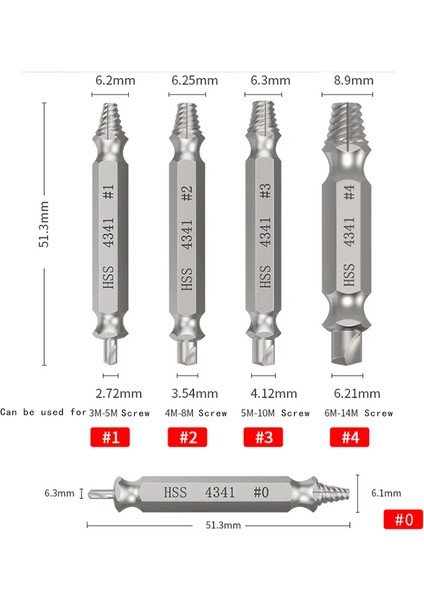 4341ALTIN Kutulu 4'lü Stil Yüksek Li Hasarlı Vida Çıkarıcı Hız Çıkışı Matkap Uçları Kırık Hız Çıkışı Cıvata Çıkarıcı Cıvata Saplama Sökücü Aracı (Yurt Dışından) fiyatları