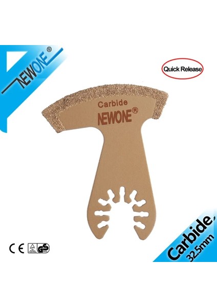 Sarı Tarzı 1 Bilgisayar Newone Karbür Üçgen Törpü Salınımlı Testere Bıçakları Kaba Zımparalama Dolguları Için Karbür E-Kesim, Fayans Seramik Çok Amaçlı Testere Bıçağı (Yurt Dışından)