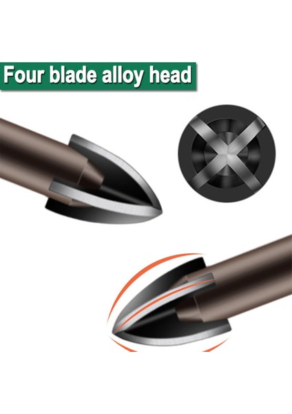 5mm Tarzı Çapraz Altıgen Fayans Uçları Cam Seramik Beton Delik Açıcı Alaşım Üçgen Matkap Boyutu mm Matkap Uçları Cam Uçları (Yurt Dışından) modelleri