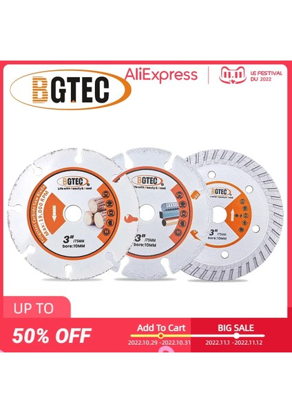 1 Adet Kesme Ahşap Tarzı Bgte DIA75MM BORE10MM Kesme Diski Farklı Amaçlı Ahşap Çelik Metal Beton Granit Taş Mini Öğütücü Testere Bıçağı (Yurt Dışından) fırsatları