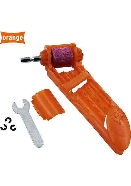 Turuncu Tarzı 1 Takım Korindon Taşlama Matkap Ucu Kalemtıraş Titanyum Matkap Taşınabilir Matkap Ucu Powered Alet Parçaları (Yurt Dışından)