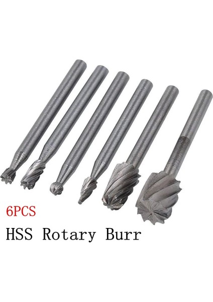 5 Adet Gri Tarzı 6pcs Hss Döner Çoklu Takım Çapak Yönlendirme Yönlendirici Bit Değirmen Eki Dremel Electrical Için Uyumlu (Yurt Dışından) indirimleri