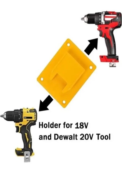 Kırmızı Stil Takım Tutucular Dewalt 14.4V 18V 20V Matkap 4 Montaj Çivisi Aracı Montaj Milwaukee V Araçları Askı Için Fit (Yurt Dışından)