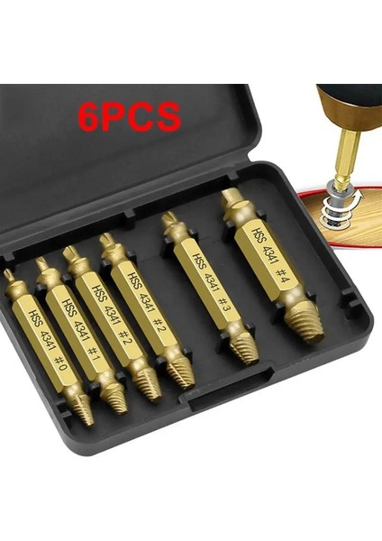 4 Pcs Altın Tarzı Hasarlı Vida Çıkarıcı Matkap Ucu Seti Tetiklendi Kırık Vida Cıvata Çıkarıcı Sökücü Yıkım Aletlerini Kolayca Çıkarın (Yurt Dışından) indirimleri