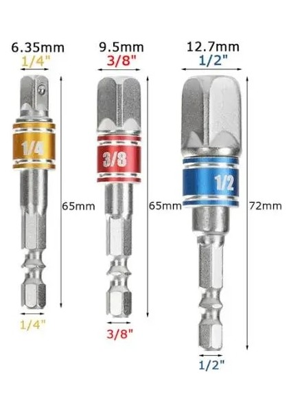 Siyah Stil 1-Roma Vanadyum Çeliği Soket Adaptörü Seth Ex Şafttan Uzatma Matkap Uçlarına Altıgen Uç Seti Elektrikli Aletler (Yurt Dışından) modelleri