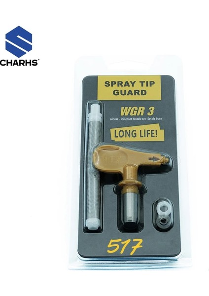 NO.517 Tarzı Havasız Püskürtme Ucu Memesi Tabanca Filtre Memesi Püskürtücü Airbrush Ucu Titan Wagner Havasız Boya Püskürtme Tabancası (Yurt Dışından)
