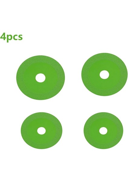 Yeşil 10X10MM 4'lü Stil Elmas Cam Kesme Diski Mermer Testere Bıçağı Seramik Karo Yeşim Özel Parlatma Kesme Bıçağı Keskin Lehimleme Taşlama Diski (Yurt Dışından)