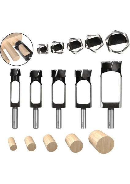 18MM Tarzı Delik Matkabını Ayarla Ağaç Işleme Matkap Ucu Konik Sızdırmazlık Fişi Kesici Shank Karbon Çelik Konik Zıvana Mobilya Yapımı Için Araçlar (Yurt Dışından)