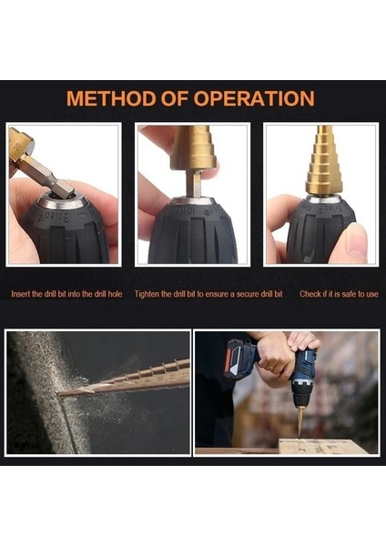 Kese Çantası Tarzı ile 3 Adet Pcs Hss Adım Matkap Ucu Setleri Düz Oluk Titanyum Kaplamalı Koni Delik Kesici Otomatik Merkezi Pural Büküm Testere Matkap Ucu (Yurt Dışından) modelleri