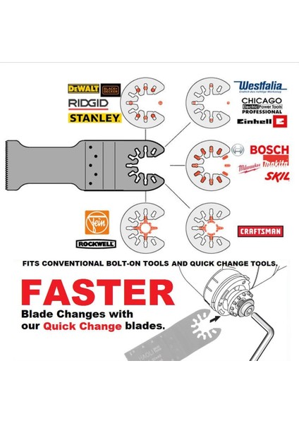 K14 Tarzı Newone K66K100 Daha Fazla Kit Hızlı Çıkarılabilen Hcsbi-Metal Salınımlı Alet Çok Fonksiyonlu Alet Testere Bıçakları Renovator Düzeltici Bıçakları (Yurt Dışından) fiyatları