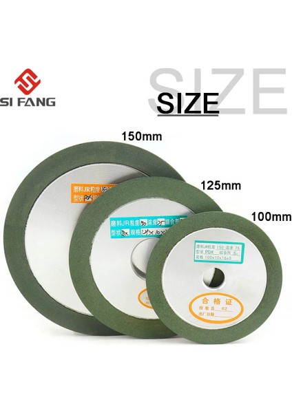 NO.150 Tarzı 100X20X8X10MM Elmas Taşlama Tekerleği Fincan Taşlama Daire Tungsten Çelik Freze Kesici Takım Kalemtıraş Öğütücü 1 Adet Grit (Yurt Dışından) fiyatları