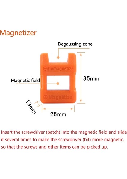 No.5 Tarzı 1 Adet Hardnegle ve Çift Manyetik Halkalar Manyetik 65 mm Çapraz Kafa Tornavida Bit Çift Kafa Elektrikli Tornavida (Yurt Dışından) modelleri