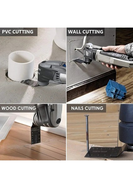 Gümüş Tarzı 229 Çeşitli Metal Ahşap Hızlı Bırakma Çardak Evrensel Fit Çok Aracı Salınımlı Çok Amaçlı Ahşap Testere Bıçağı, Bir Multimaster Için, (Yurt Dışından)