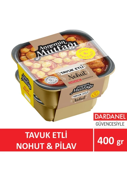 Annemin Mutfağı Hazır Yemek Tavuk Etli Nohut 200 gr(Pilav hediyeli)