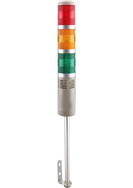 D50 Işıklı Kolon 24VDC LED Sabit Buzzer Kırmızı Yeşil Sarı MST-53173