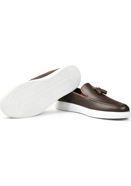 Fringe Hakiki Deri Erkek Günlük Ayakkabı, Loafer Ayakkabı, Hafif Ayakkabı, Yazlık Ayakkabı, Hafif Ayakkabı