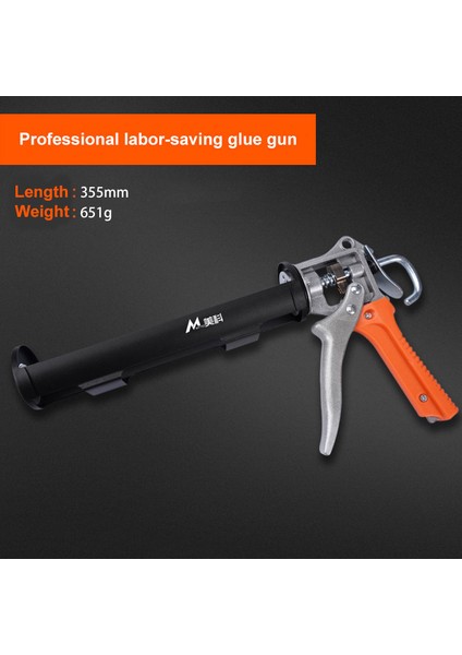 Manuel Kartuş Tabancası Kalın Dayanıklı Derz Dolgu Tabancası Alüminyum Saplı Profesyonel Emek Tasarruflu Cam Tutkal Tabancası ile 360 Derece Döndürün (Yurt Dışından) fiyatları