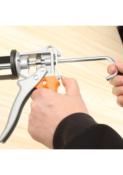 Manuel Kartuş Tabancası Kalın Dayanıklı Derz Dolgu Tabancası Alüminyum Saplı Profesyonel Emek Tasarruflu Cam Tutkal Tabancası ile 360 Derece Döndürün (Yurt Dışından) modelleri