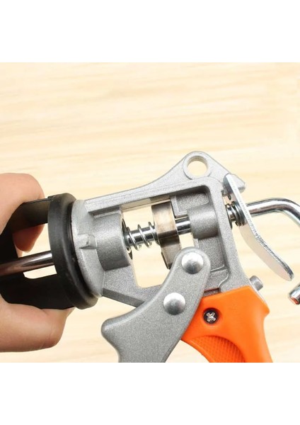 Manuel Kartuş Tabancası Kalın Dayanıklı Derz Dolgu Tabancası Alüminyum Saplı Profesyonel Emek Tasarruflu Cam Tutkal Tabancası ile 360 Derece Döndürün (Yurt Dışından) fırsatları