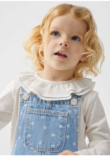 Tude Kids Yeni Sezon Kız Çocuk Kot Denim Jile/elbise