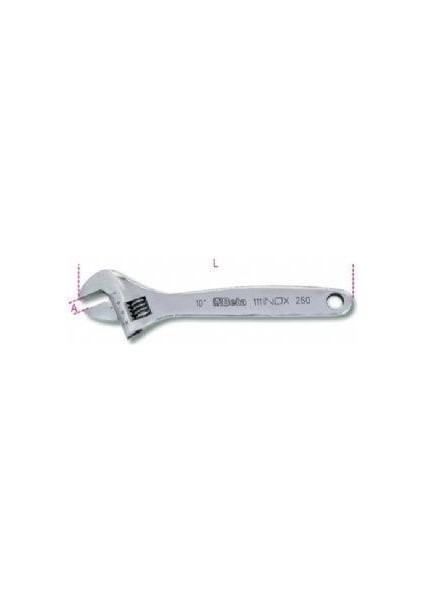 111INOX Kurbağacık 250 mm