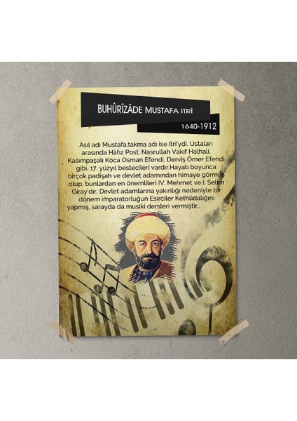 Buhurizade Mustafa Itri Posteri - PO552