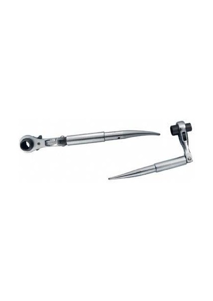 Mafsallı Kazıklı Lokma Cırcır Anahtar (Kromajlı) 19X21MM