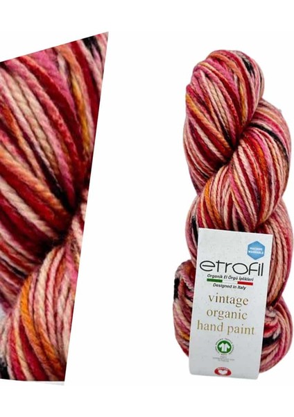 Vintage Organic Hand Paint Lılıum Art SE710