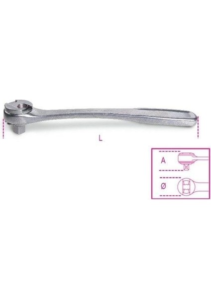 920/55INOX INOX Cırcır Kol 1/2''