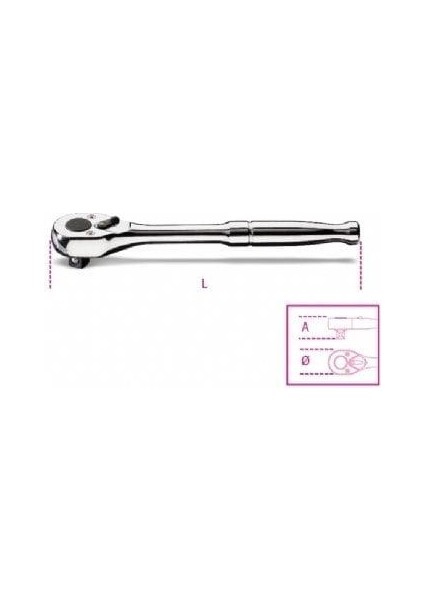 910m/55 Lokma Cırcır Kolu 3/8
